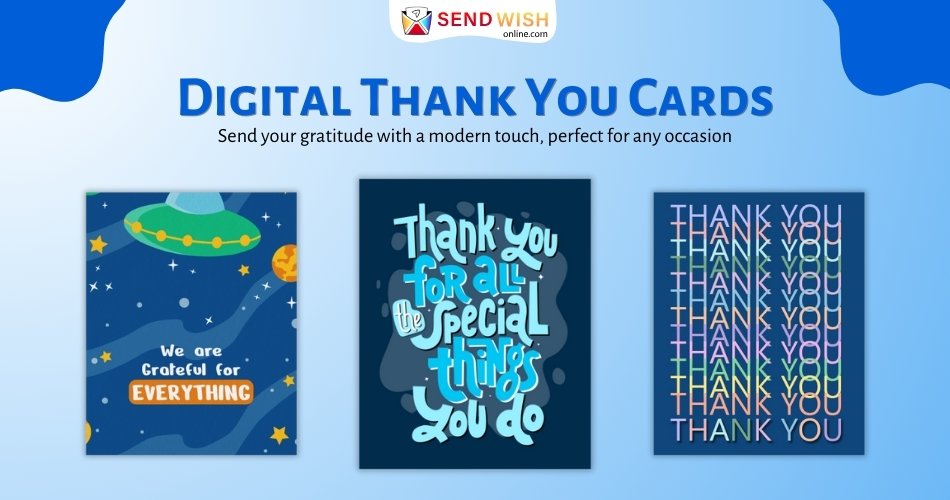 Convenient & Creative: Online Thank You Cards for Every Need